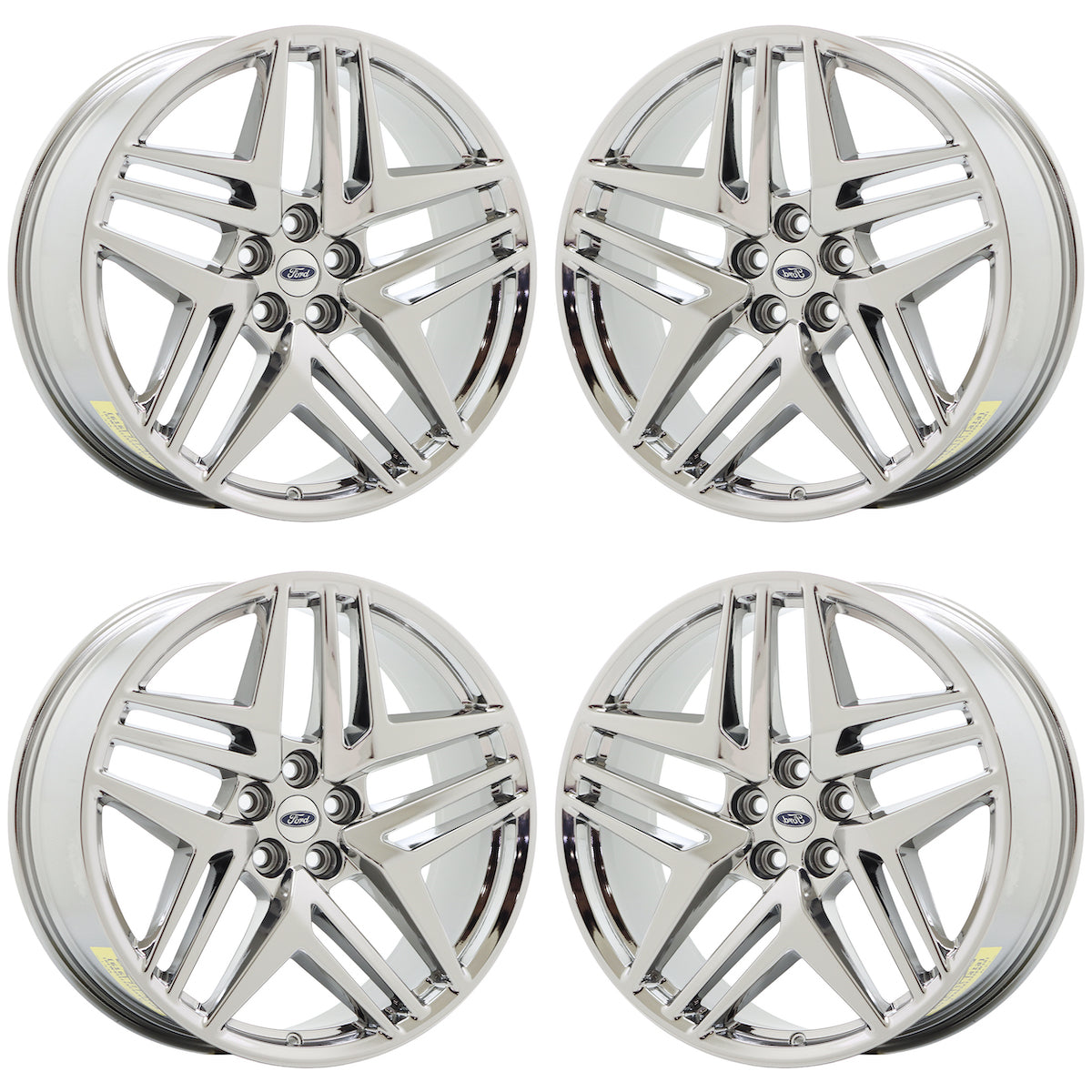 21" Ford Explorer Bright Chrome wheels rims Factory OEM set 95859 EXCHANGE